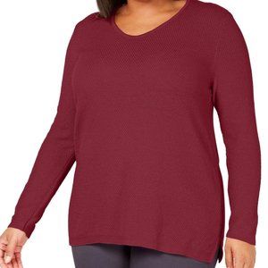 Karen Scott Women's Sweater Plus Textured Pullover